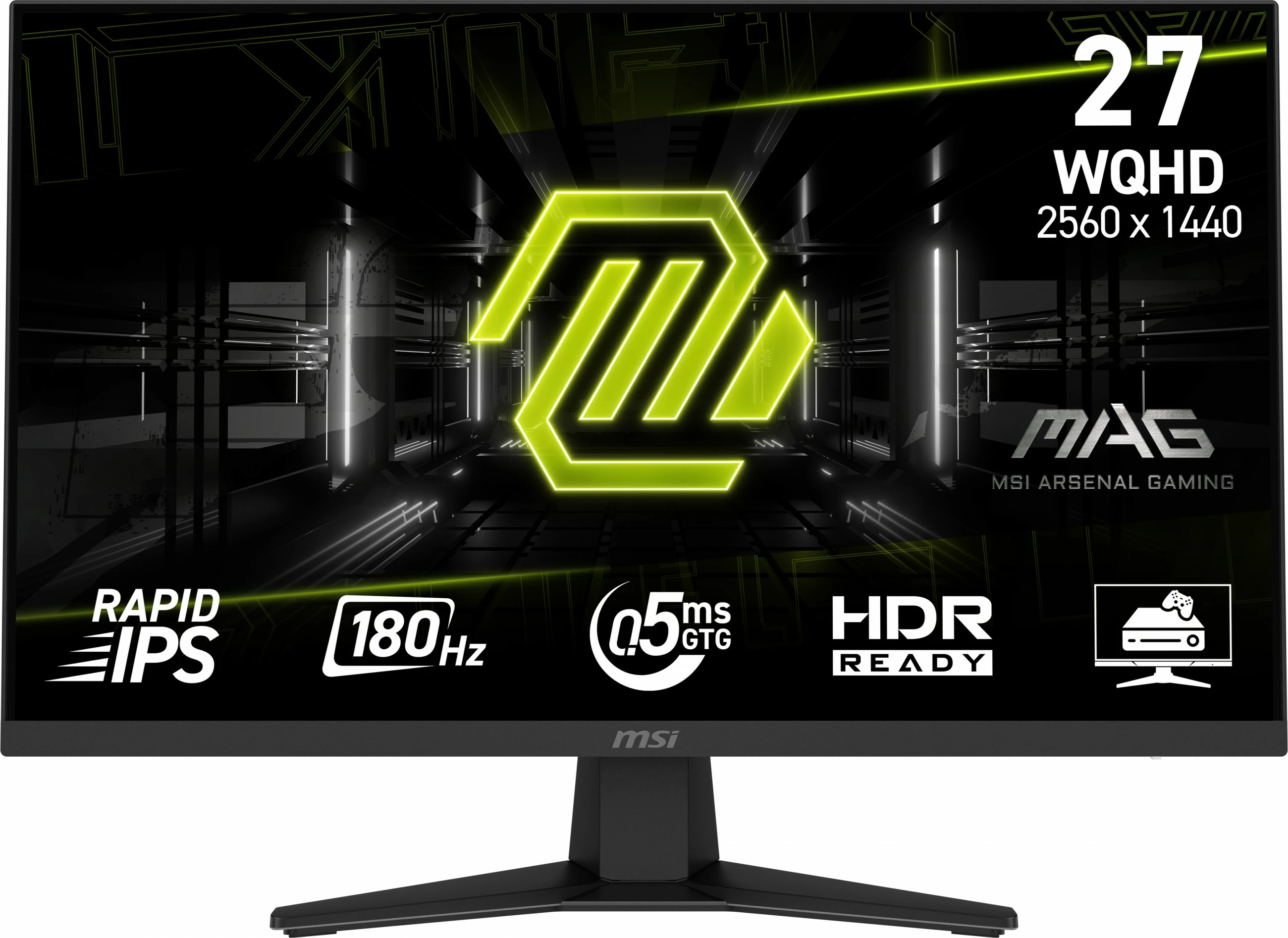 27'' (68,6 cm) TFT gaming monitor MSI MAG 274QRFDE, črn