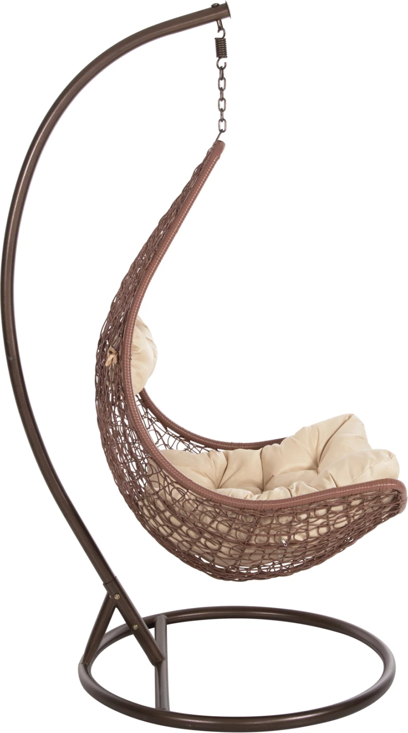 Viseče gnezdo MILLIE FH5996.05 kovinsko v rjavi barvi-sintetični ratan v rjavi Φ95x195Hcm