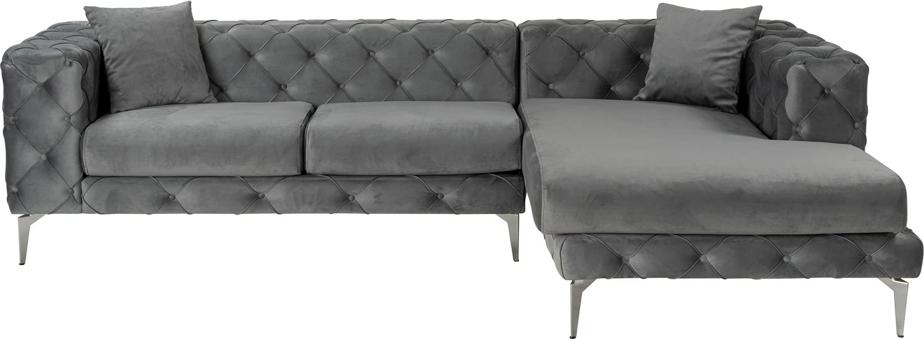 Kotna sedežna garnitura Como Eco, desni kot - Atelier del Sofa, antracit