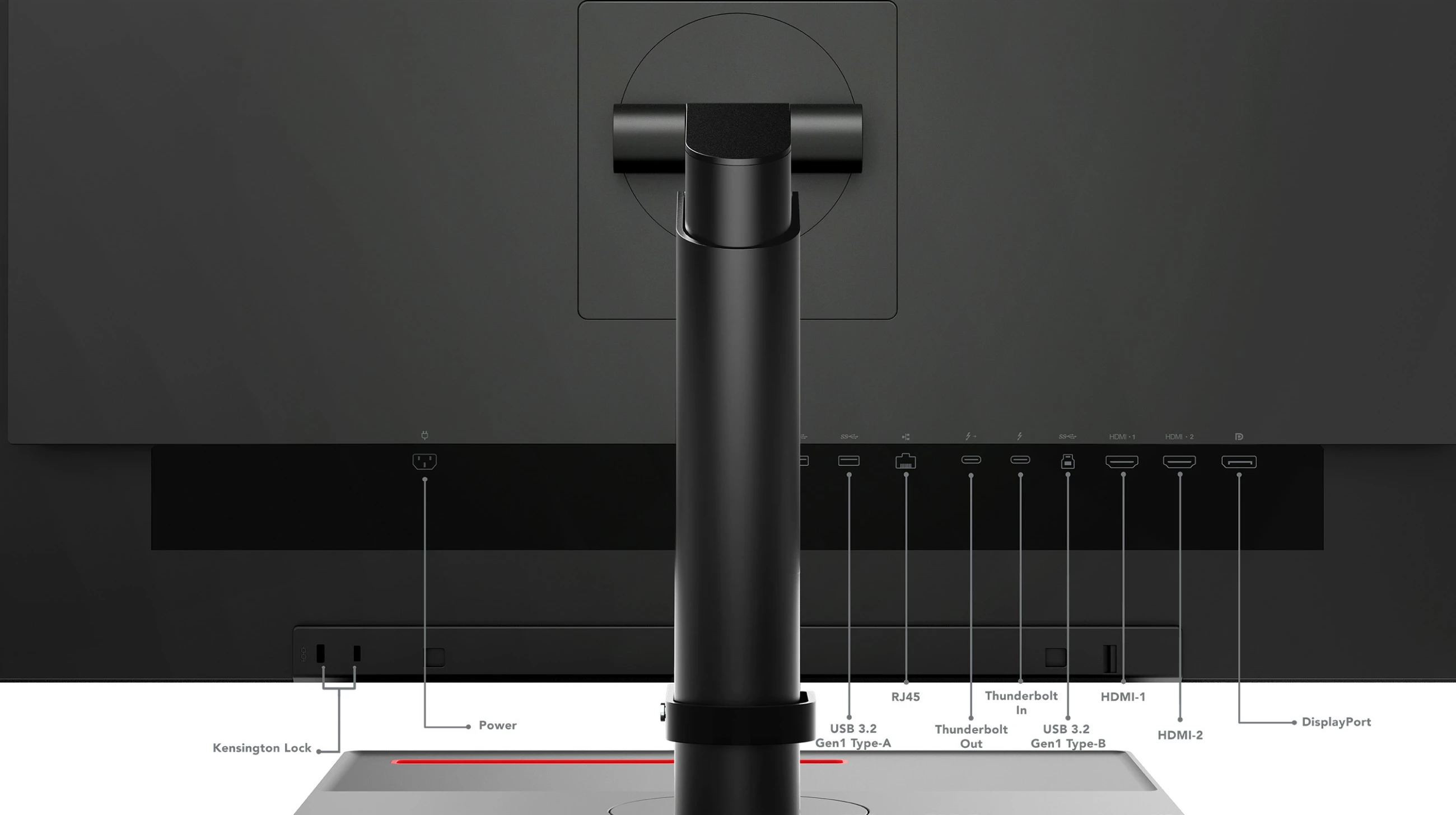 Monitor 27" 4K Ultra HD, črn — Lenovo ThinkVision P27u-20