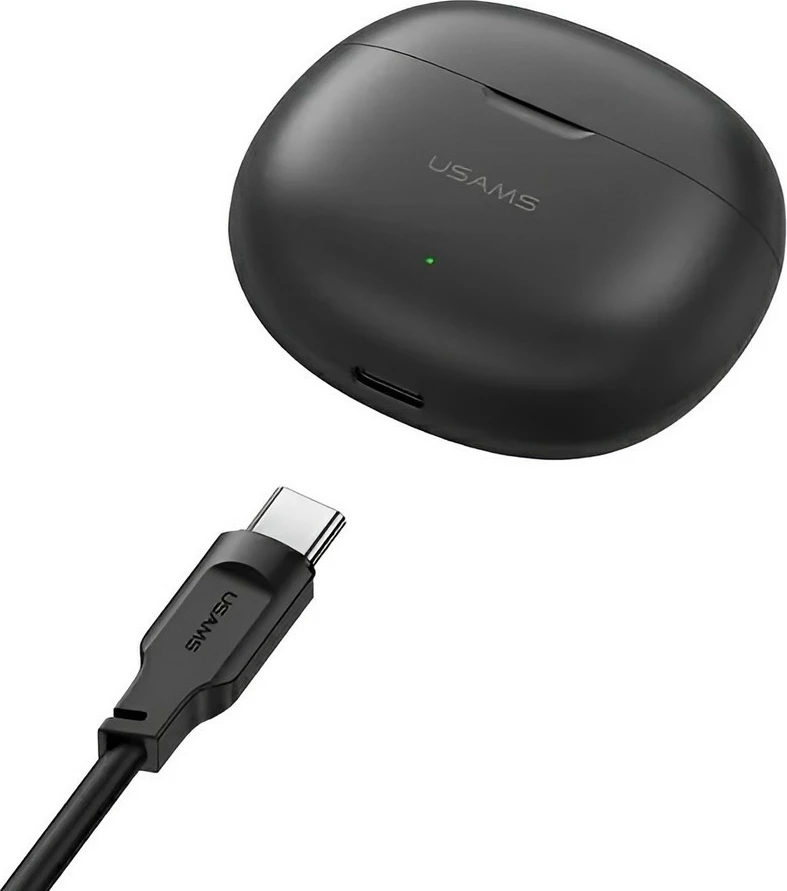 Brezžične Bluetooth slušalke USAMS Rhymbo Series TWS, 5.3, črne