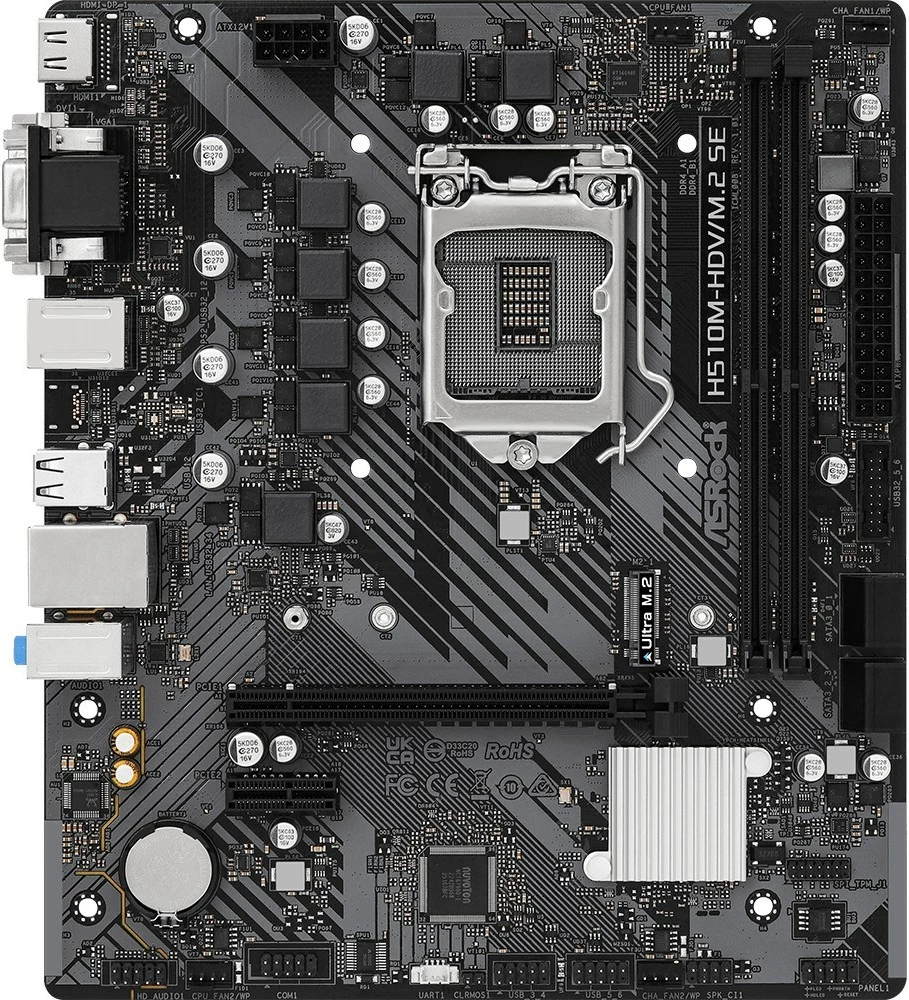 Plošča za matično ploščo Asrock H510M-HDV/M.2 SE