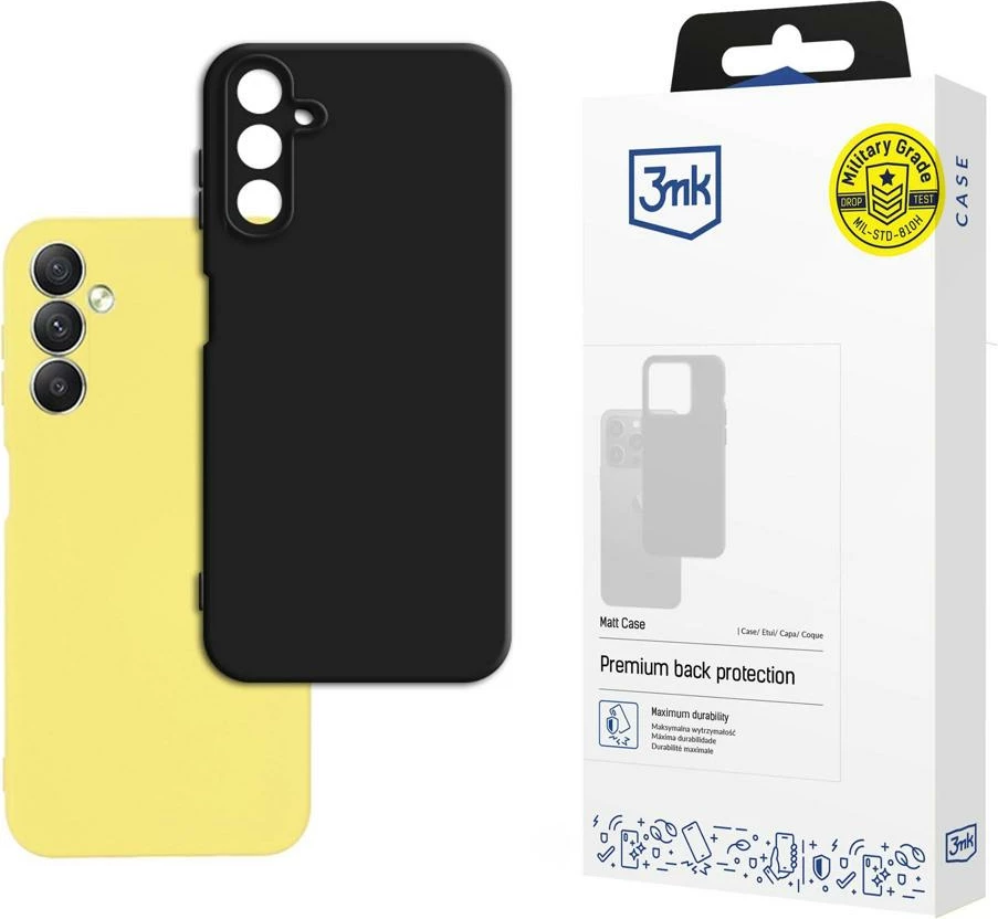 Ovitek 3mk Matt Case za Samsung Galaxy A24 4G, črn