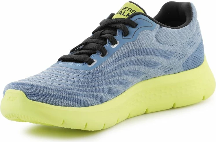 Tekstilne športne superge za moške Skechers, modro-zelene