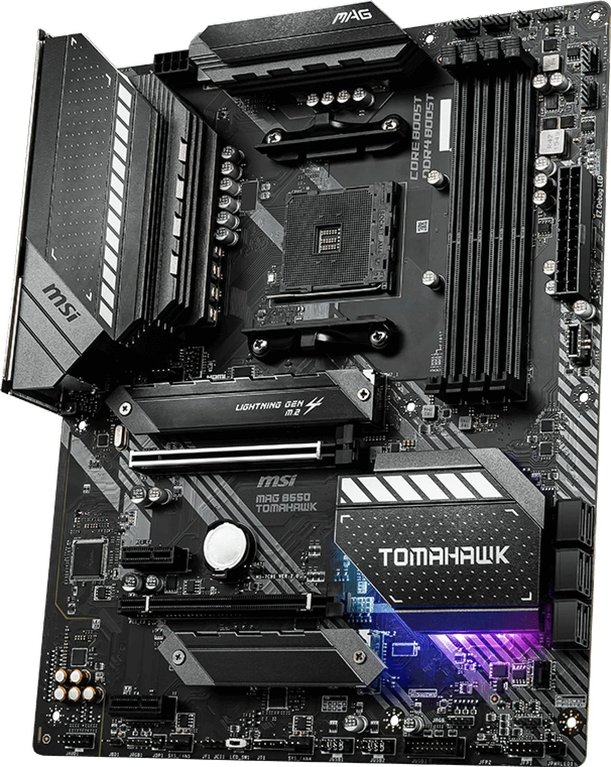 Matična plošča MSI MAG B550 Tomahawk, Socket AM4, DDR4-SDRAM, 128 GB