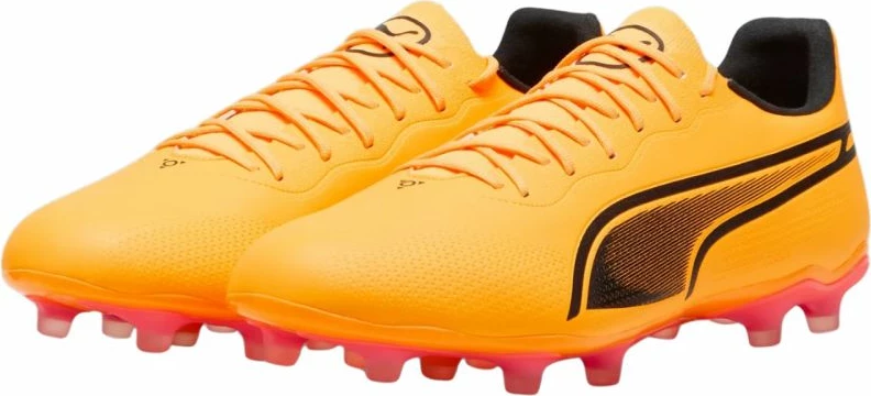 Atletski nogometni čevlji, Puma, moški, oranžni