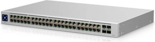 Upravljan preklopnik, 48 x Gigabit Ethernet, za namestitev v rack, srebrn Ubiquiti UniFi USW-48