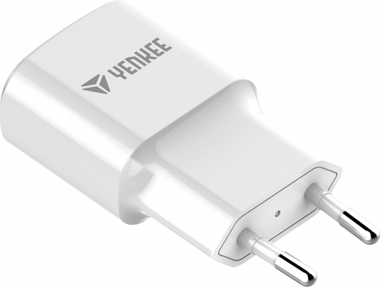 Hitri polnilec za vtičnico YENKEE YAC 2023WH, USB A, 18W, Quick Charge 3.0, bel
