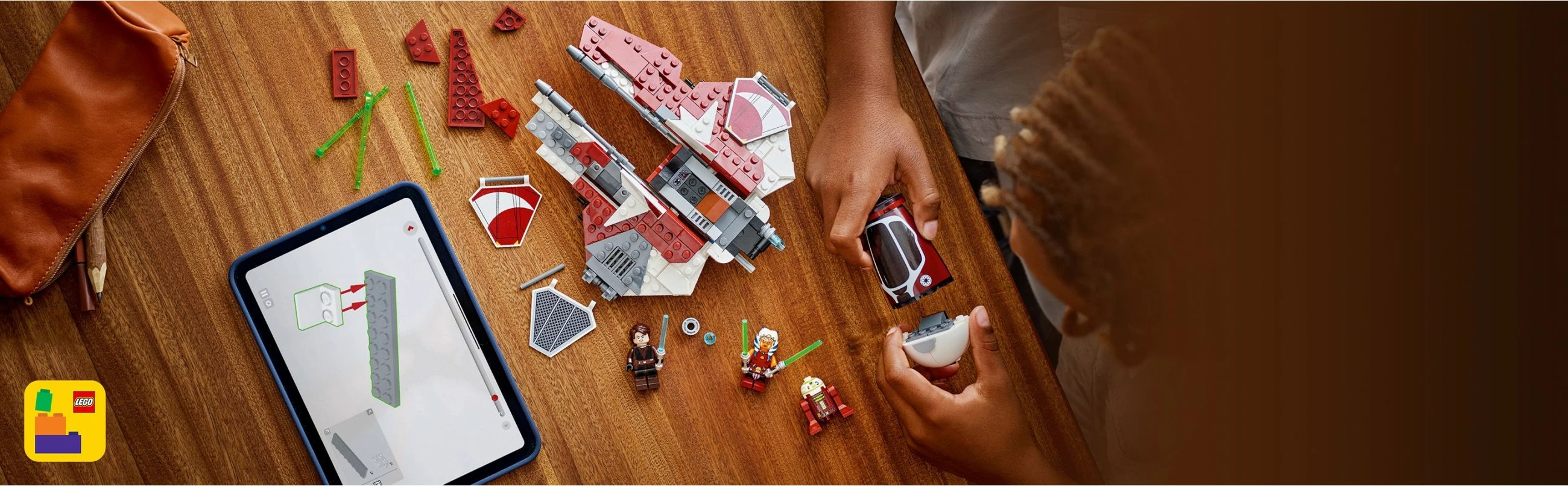 Gradbeni set Jedi Interceptor Ahsoka, LEGO Star Wars 75401, večbarven
