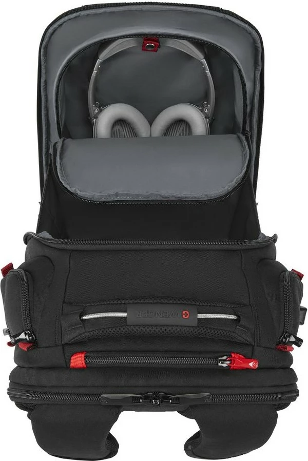 Gaming nahrbtnik Wenger PlayerOne 17,3-palčni, črn