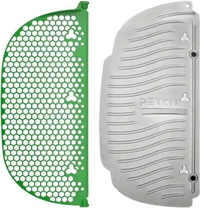 Komplet magnetnega sita in lopate za mačji pesek, Petkit P99023, za Pura Max / Pura Max 2 / Purobot Max Pro, zelen in siv