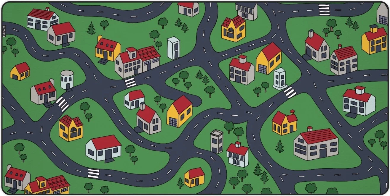 Velik igralni dodatek Krux Space City MAX