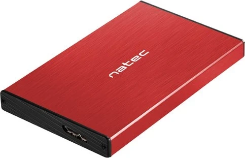 Zunanji nosilec za HDD Natec Rhino Go, 2.5", rdeč