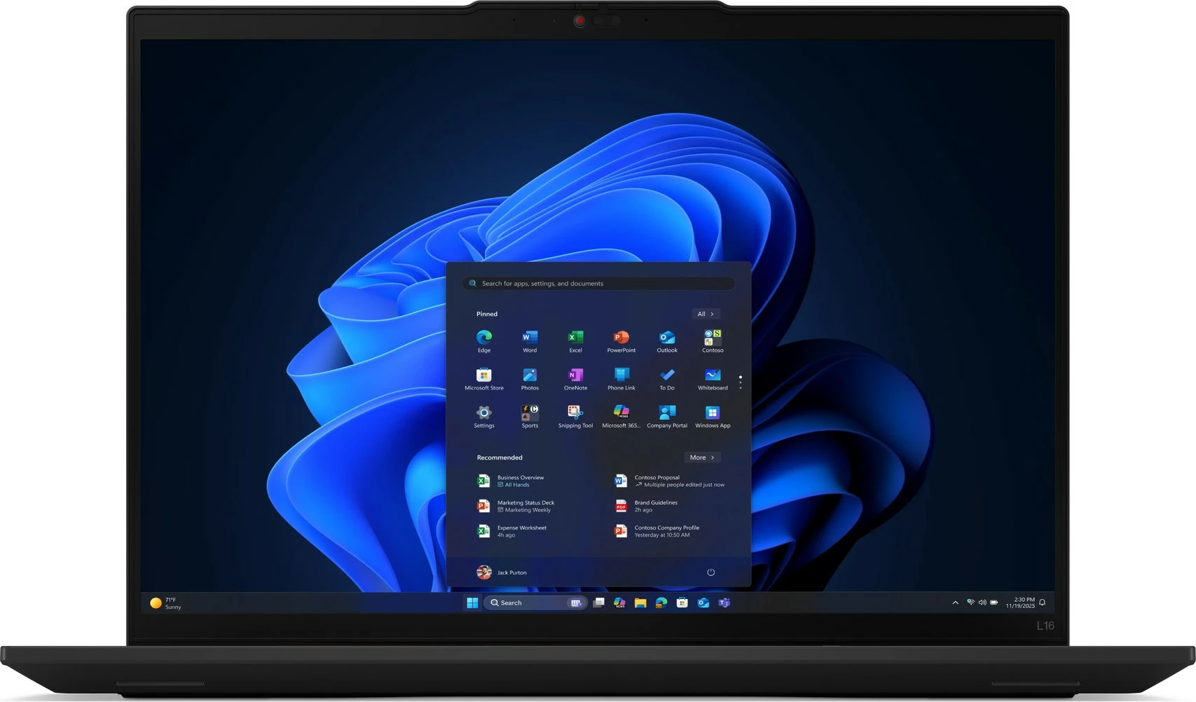 Prenosnik Lenovo ThinkPad L16 G2 Ultra7 255U 32GB 1TB SSD 16 inch črn
