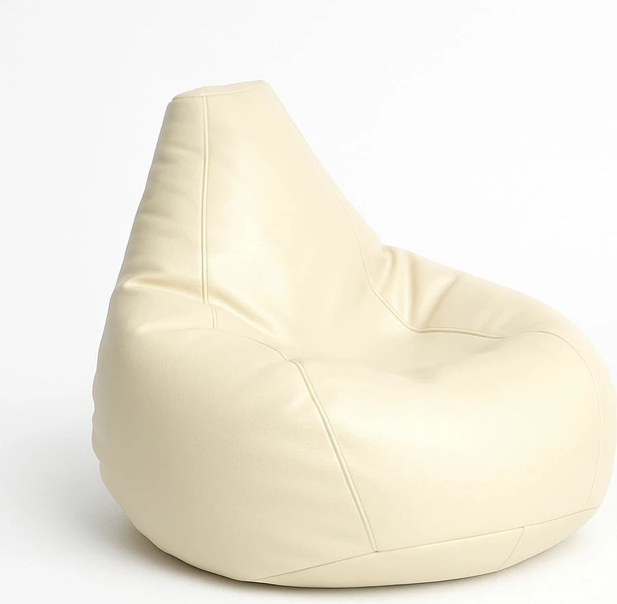 Krem usnjen počivalnik, Atelier del Sofa