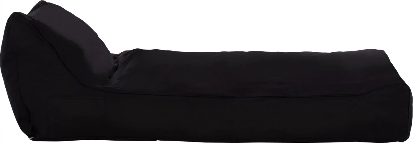 Tanea pouf v črni barvi z UV zaščito 190x80x60 cm