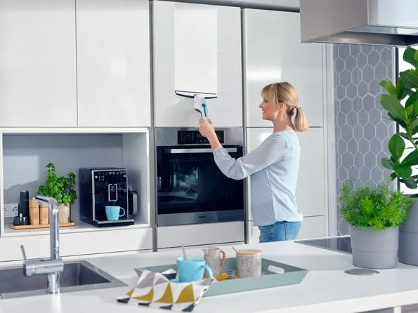 Električni čistilec stekel Leifheit 51030, bel