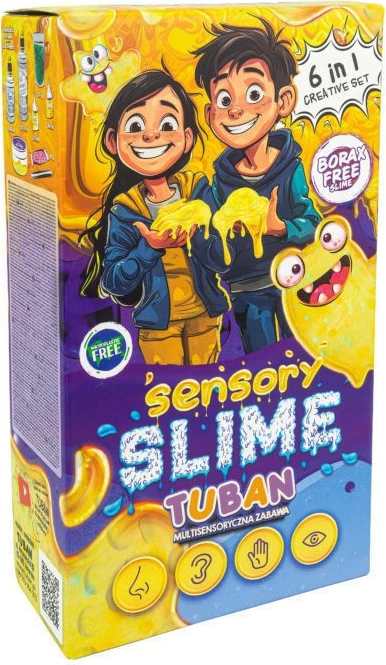 Senzorični DIY set za slime 6-v-1, večbarven Tuban