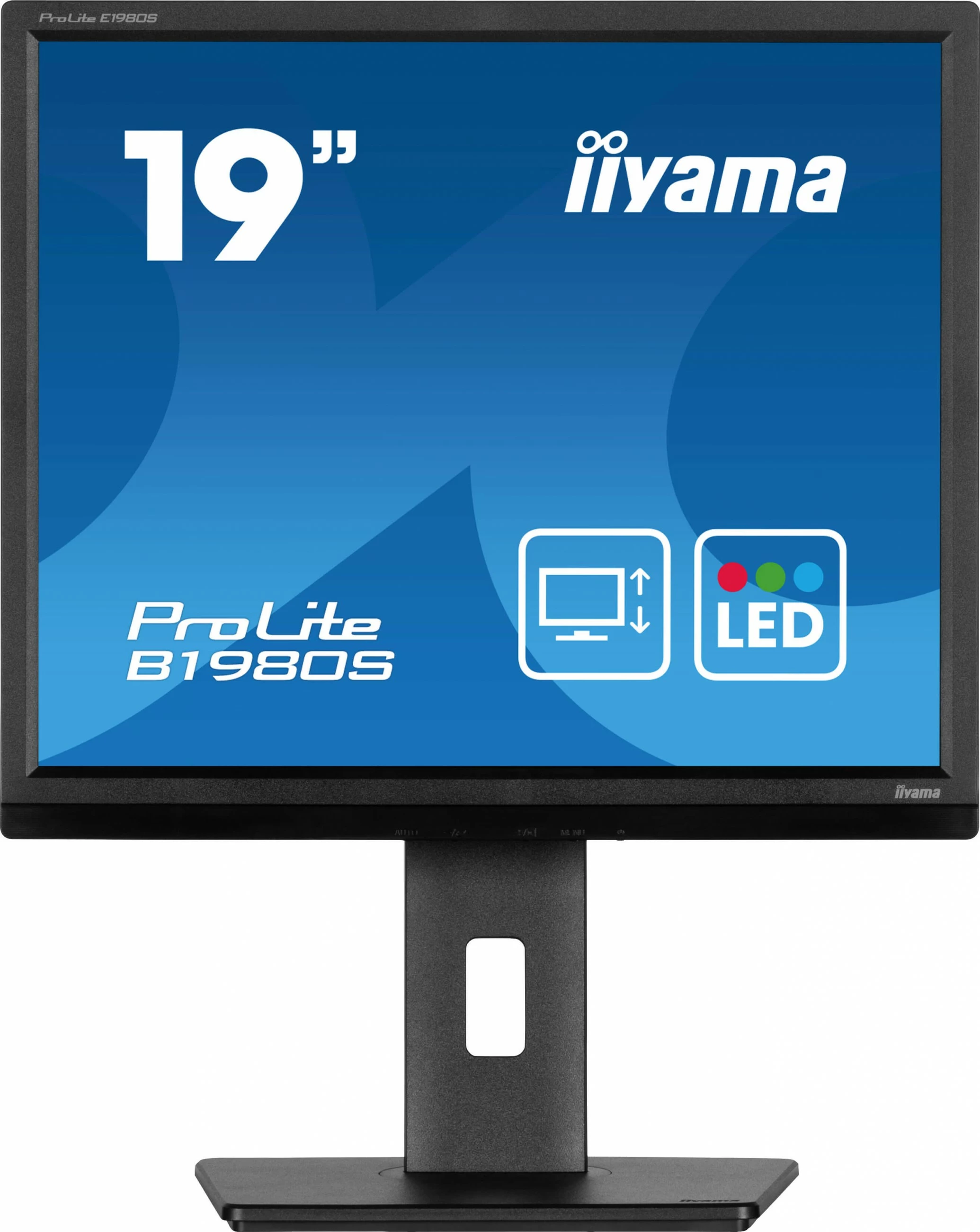 19-palčni LED monitor iiyama ProLite B1980S-B1, 1280x1024, HDMI in DP, črn