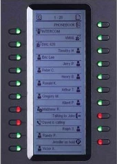 Razširitveni modul Grandstream GXP2200EXT, 20 tipk, GXP2140, GXP2170 in GXV3240, črn