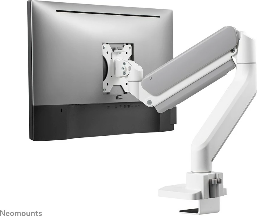 Nosilec za monitor Neomounts DS70-450WH1, plinski vzmet, Topfix, 17–42 in, 15 kg, bel