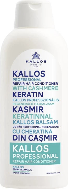 Regenerativni balzam za lase Kallos Professional Repair Hair Conditioner za ženske, 1000 ml