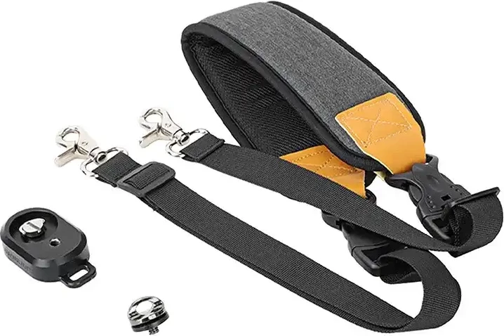 Ovratni pas z fiksno podlago za DJI RS 3 / RS 4 / RS 4 Pro, siv, Sunnylife RO-GS815