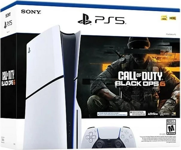 Digitalna konzola PlayStation 5 Slim, 1 TB SSD, z igro Call of Duty: Black Ops 6, Sony, bela