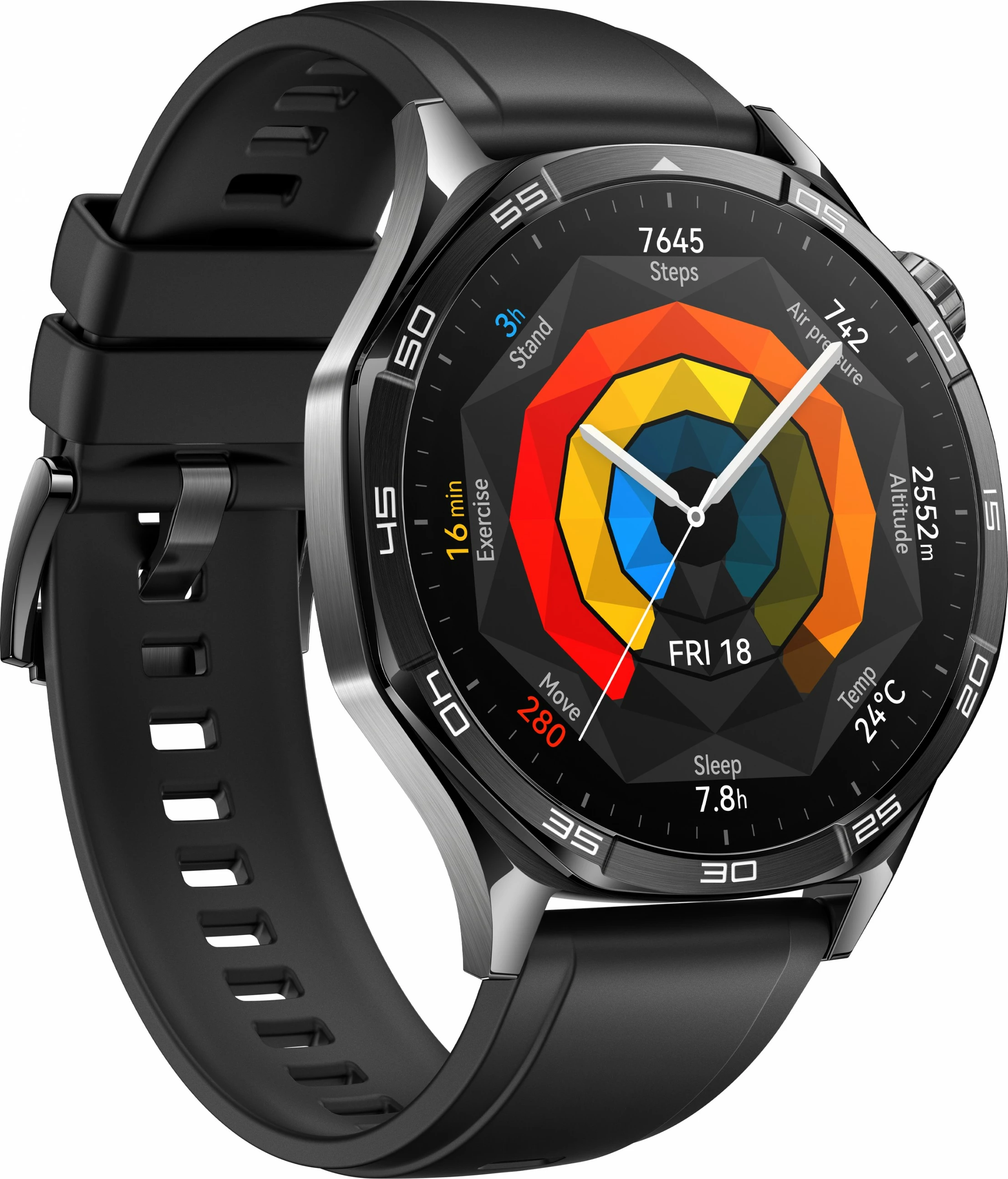 Pametna ura Huawei WATCH GT5 46mm, AMOLED, GPS, črna