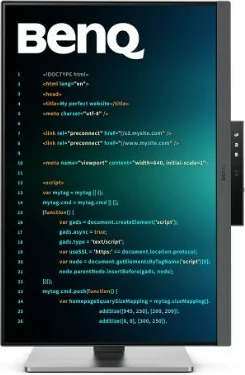 Monitor 24,1", IPS, WQXGA, 5 ms, HDMI/DP/USB-C, siv BenQ RD240Q