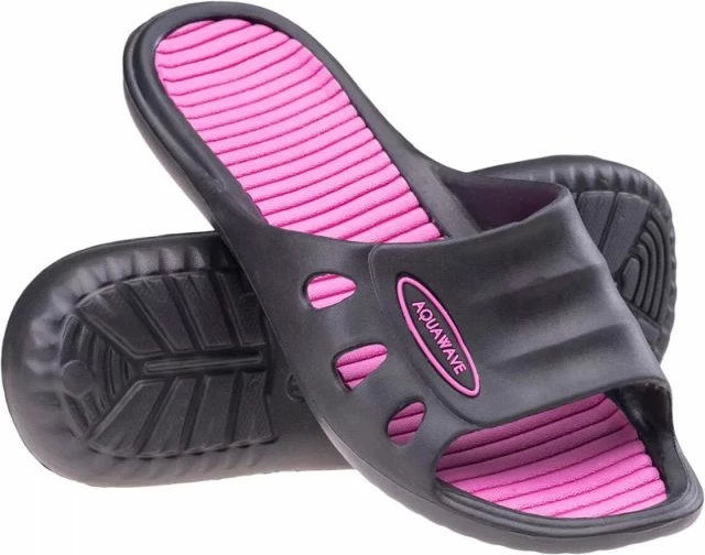 Tanga natikače za ženske Aquawave Manusa, črne in rožnate