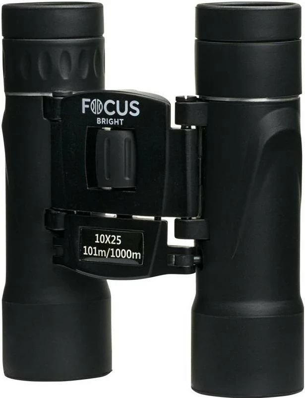 Dvogled 10x25, Focus Sport Optics Bright, črn