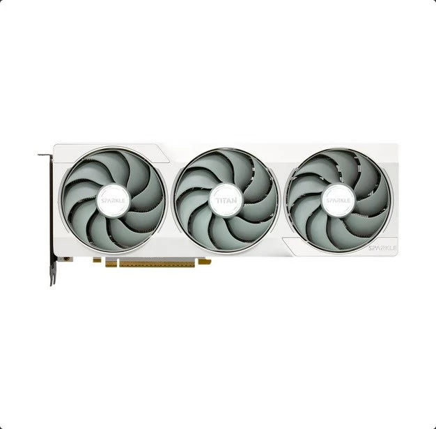 Grafična kartica SPARKLE Intel Arc B580 TITAN OC, 12 GB GDDR6, bela