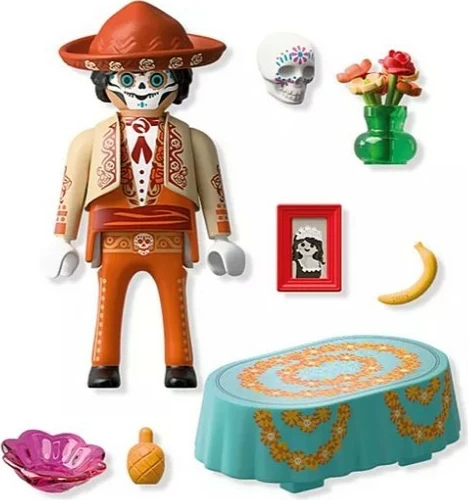 Tematski set PLAYMOBIL Dia de los Muertos Special Plus 71879, 17 delov, plastika, 4+