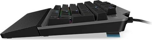 Mehanska tipkovnica Lenovo Legion K500, RGB LED, USB, QWERTY, siva