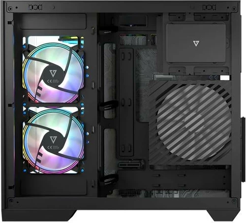 Računalniško ohišje Volcano Panorama APEX ARGB 3F Midi MODECOM, siva