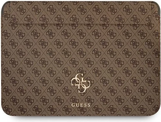 Ovitek za prenosnik do 13" Guess 4G Big Logo, rjav