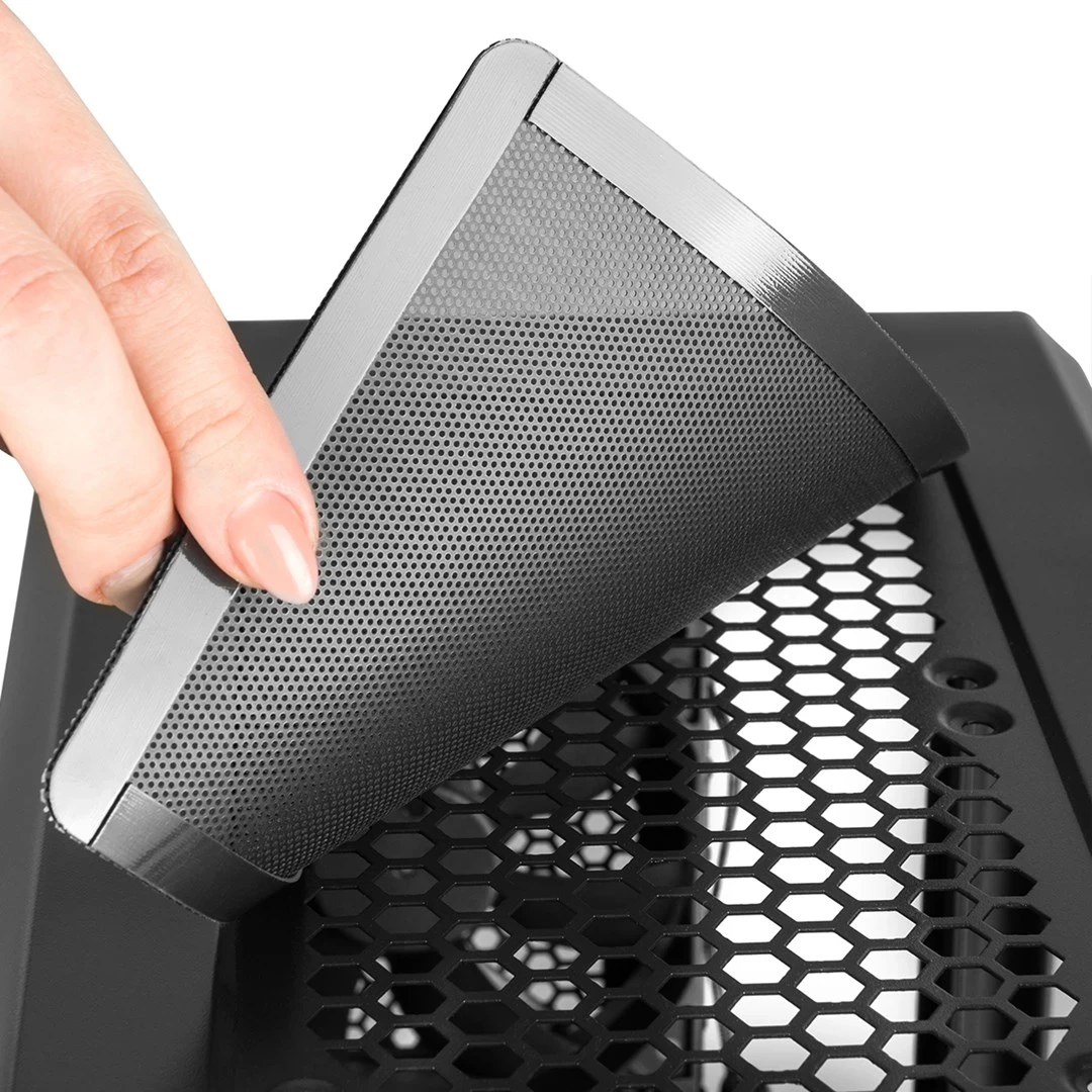 Kasa Modecom Oberon Pro Midi-Tower, črn