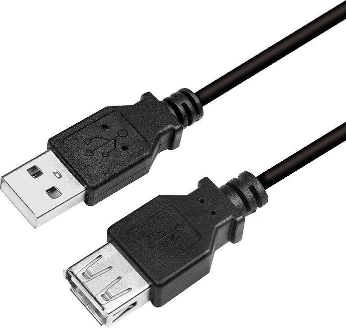 Kabel USB 5,0 m, črn LogiLink