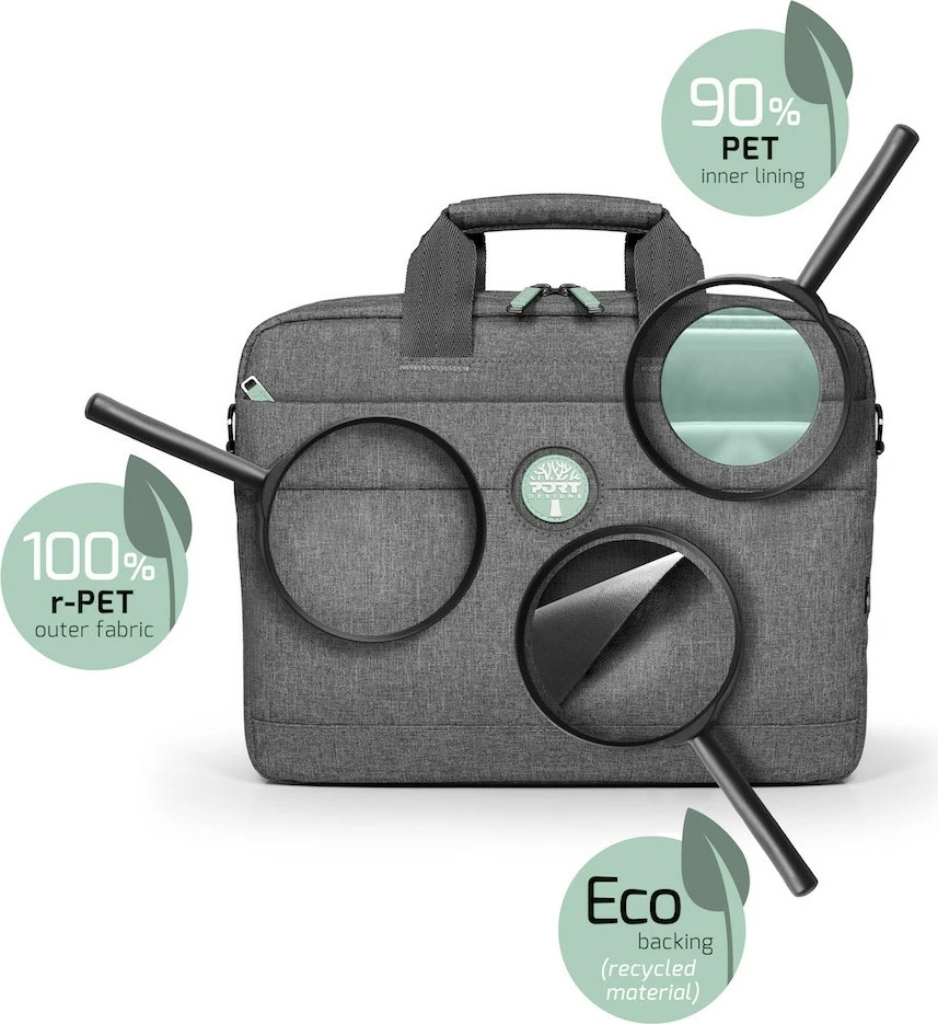 Torba za prenosnik 13–14", PORT Designs Yosemite Eco Toploading, siva