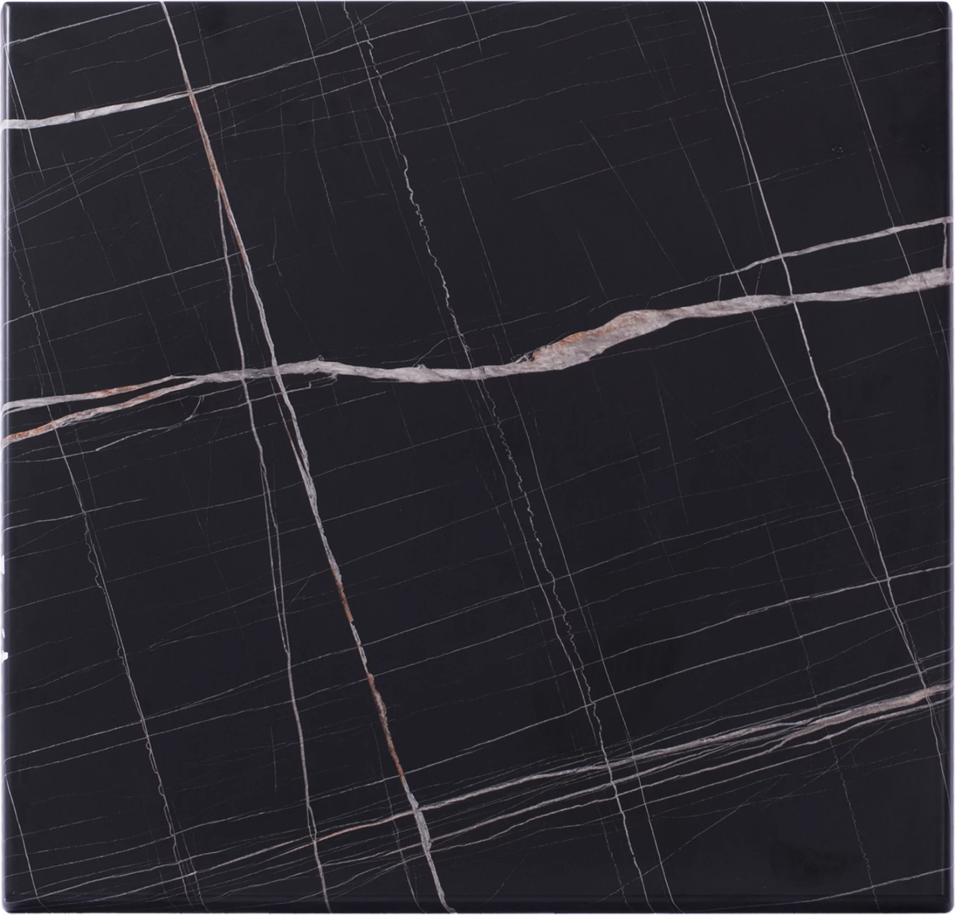 Plošča mize iz črnega marmorja 741 Werzalit 80x80