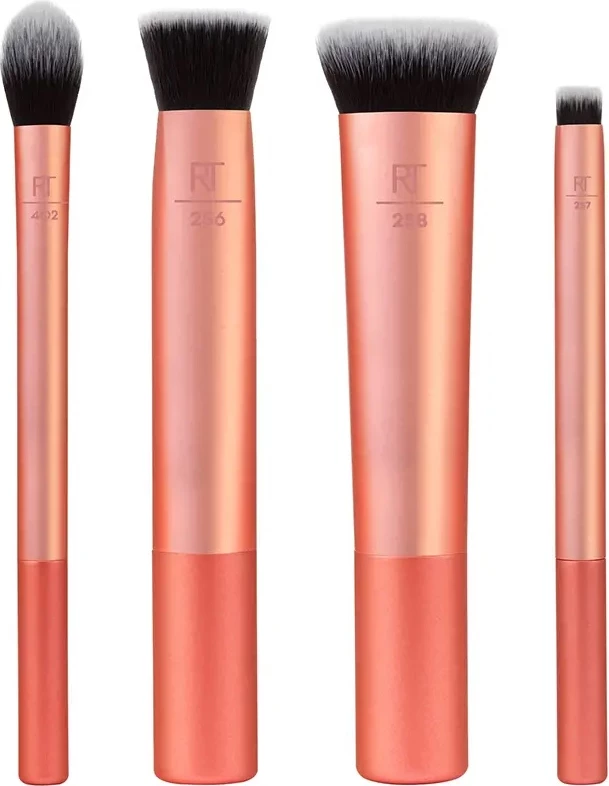Komplet čopičev za ličenje obraza Face Base, Real Techniques, 4 kosi, za ženske