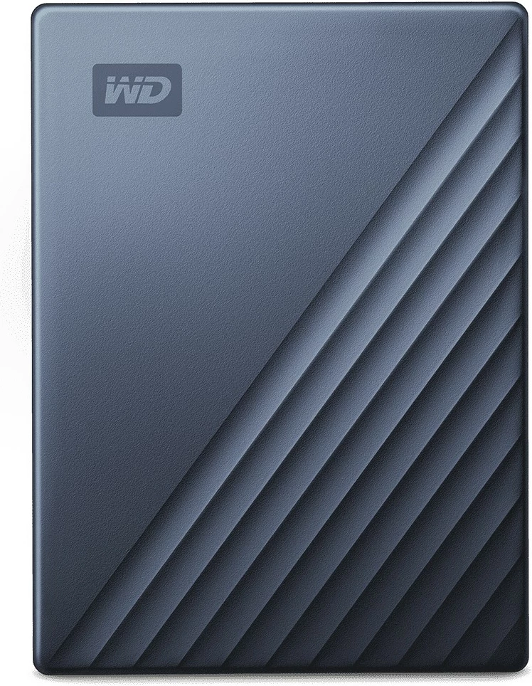 Zunanji trdi disk 5 TB Western Digital My Passport Ultra, USB 3.2 Gen 1, modra