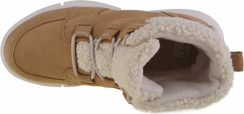 Vzdržne visoke ženske čevlje Sorel Explorer Next Carnival, bež