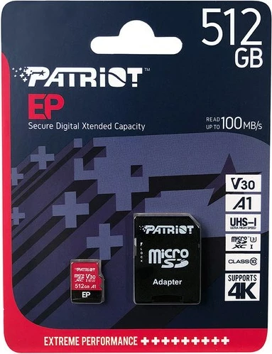 MicroSD, Patriot Memory, 512 GB