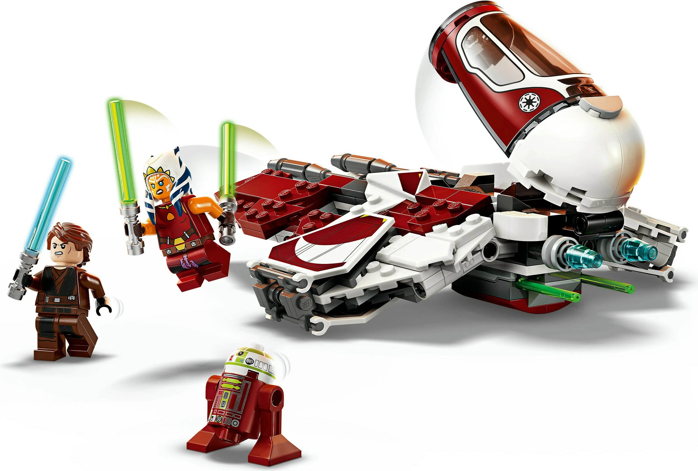 Gradbeni set Jedi Interceptor Ahsoka, LEGO Star Wars 75401, večbarven