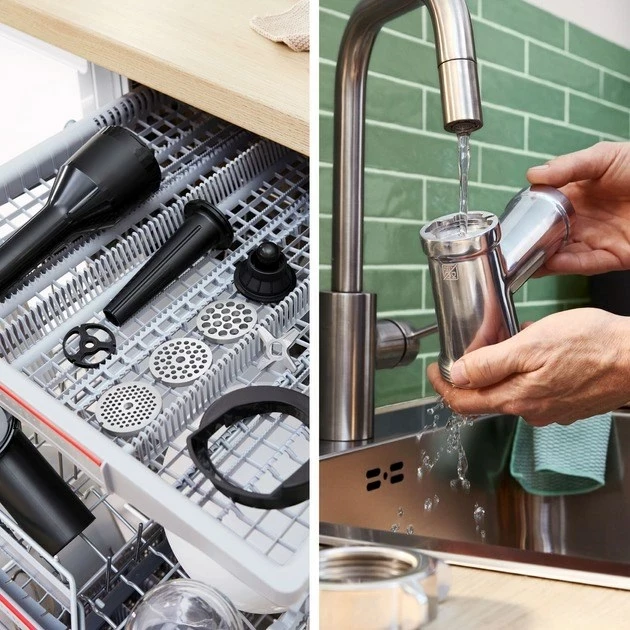 Električni mlinček za meso Bosch MFWS660B, 500 W, črno/srebrn