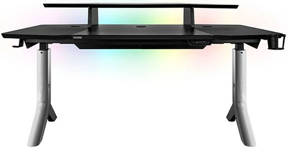 Gaming miza Thermaltake ARGENT P900, pametna, električno nastavljiva, LED, črna