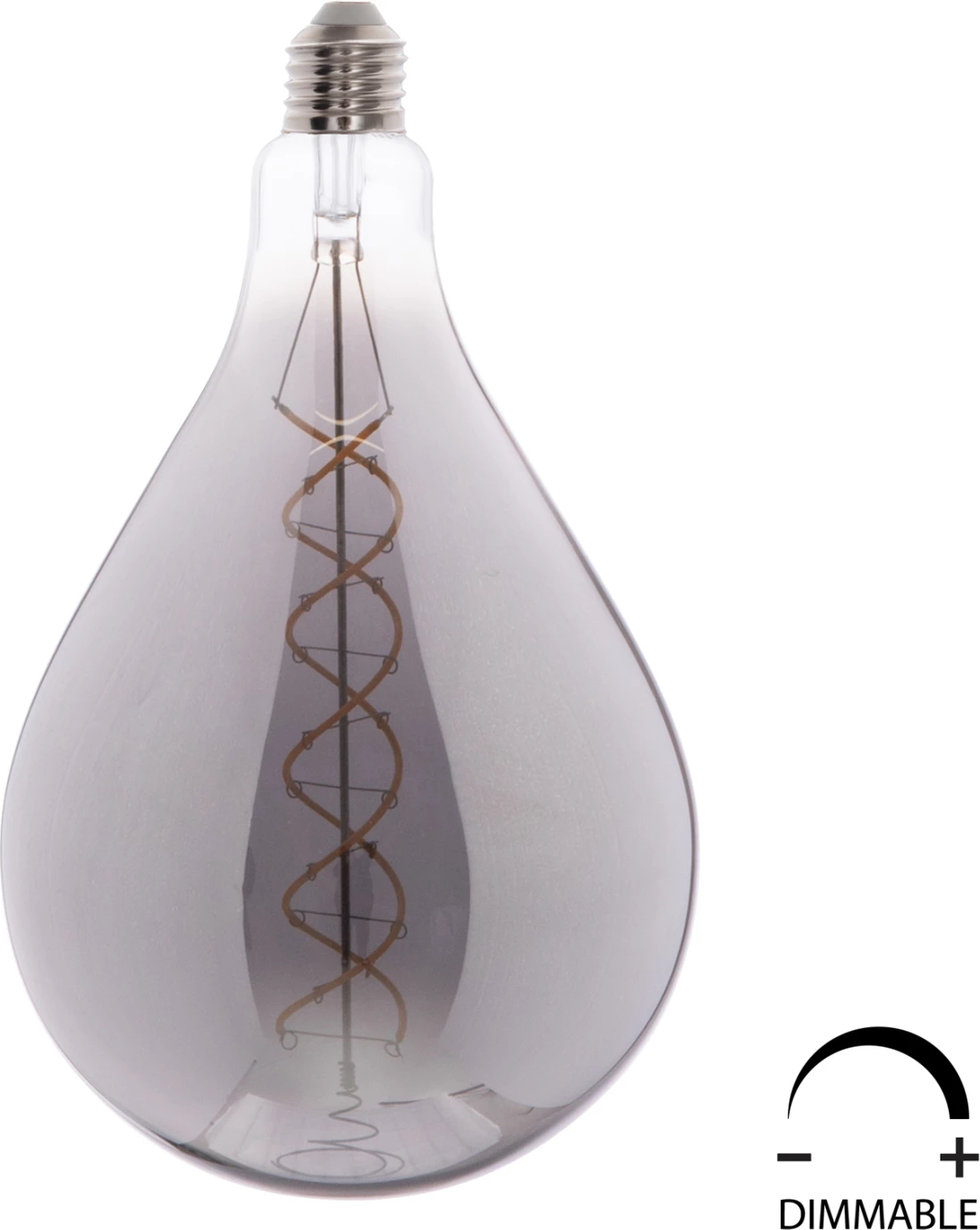 Žarnica LED filament 8W E27 3000K dimljiva v barvi dima