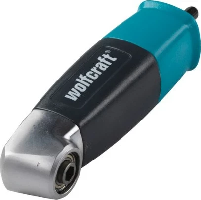 Adapter za vrtanje in vijačenje pri 90°, Wolfcraft 4688000, srebrn